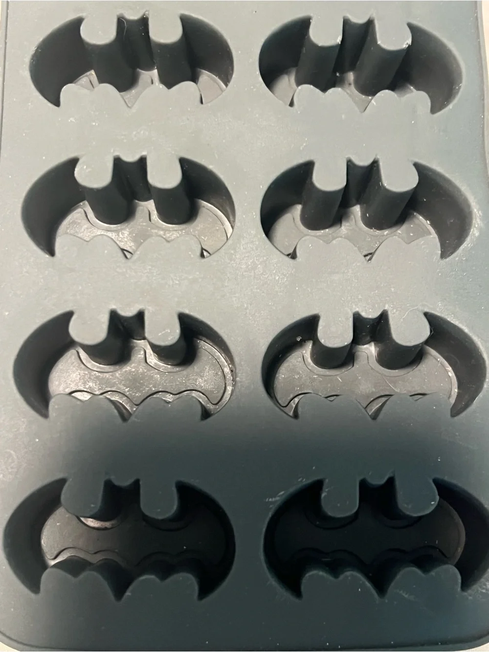 Batman Logo Silicone Ice Cube Tray - Black